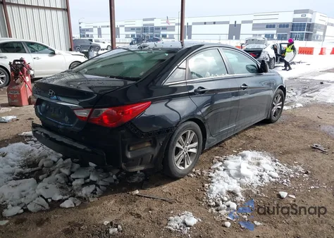 2013 Hyundai Sonata Gls from USA, damaged, VIN 5NPEB4AC4DH662530
